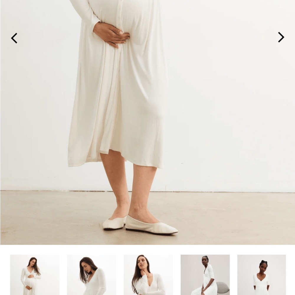 The Softest Rib Nursing Dress-Hatch
